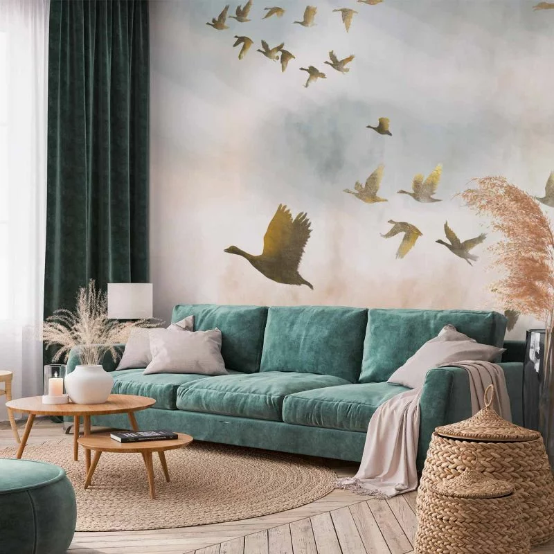 Fototapeta - Złote gęsi - obrazek 1