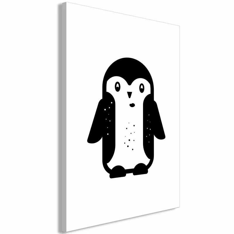 Obraz - Zabawny pingwinek (1-częściowy) pionowy - obrazek 1
