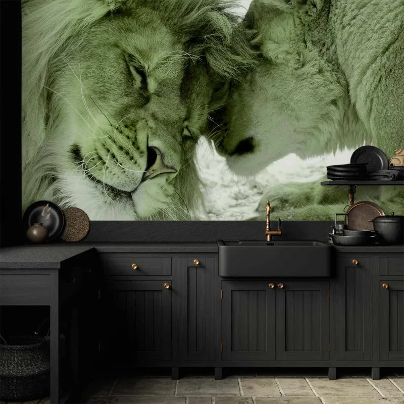 Fototapeta wodoodporna - Lwia czułość (zielony) - obrazek 1