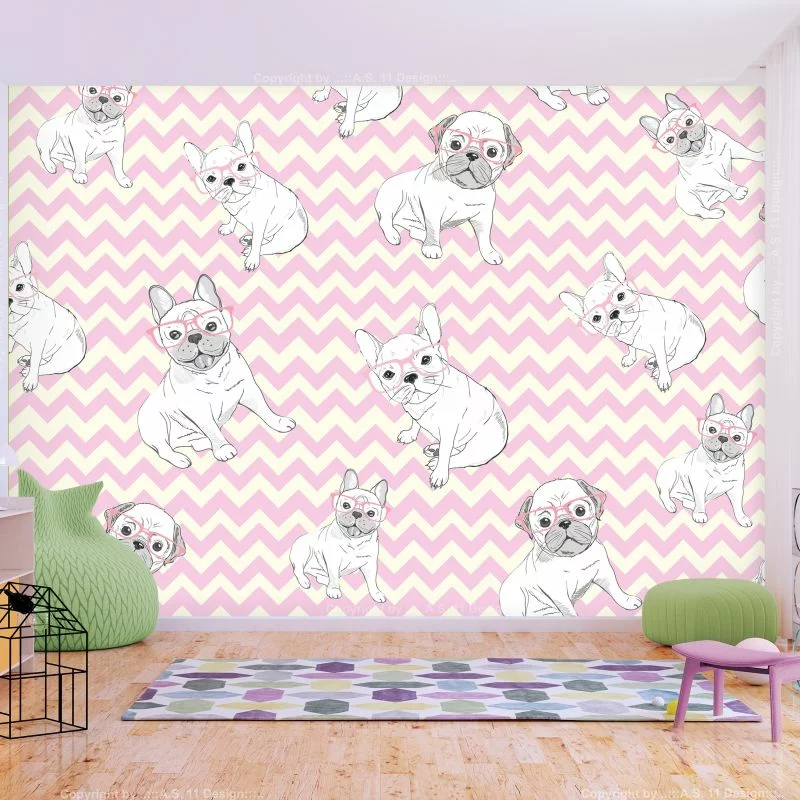 Fototapeta - Cukierkowe psiaki - obrazek 1