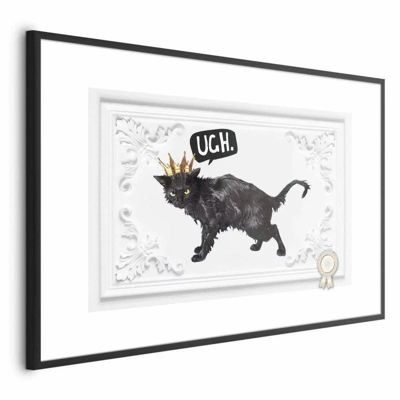 Plakat - Kot w koronie - obrazek 1