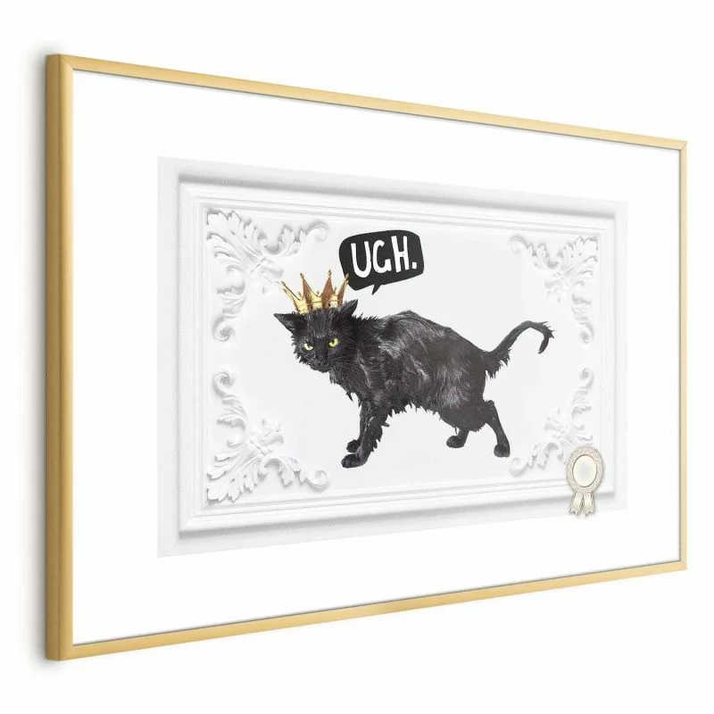 Plakat - Kot w koronie - obrazek 1