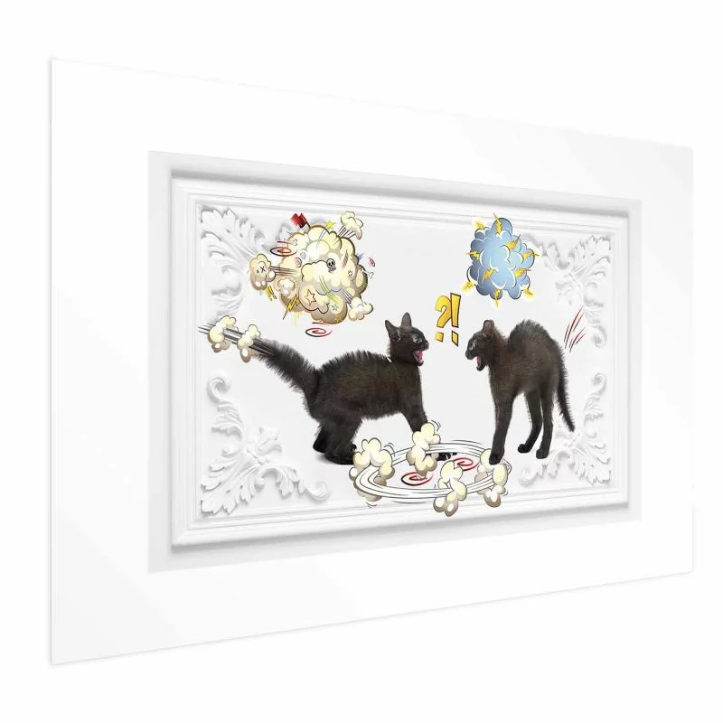 Plakat - Kocia kłótnia - obrazek 1