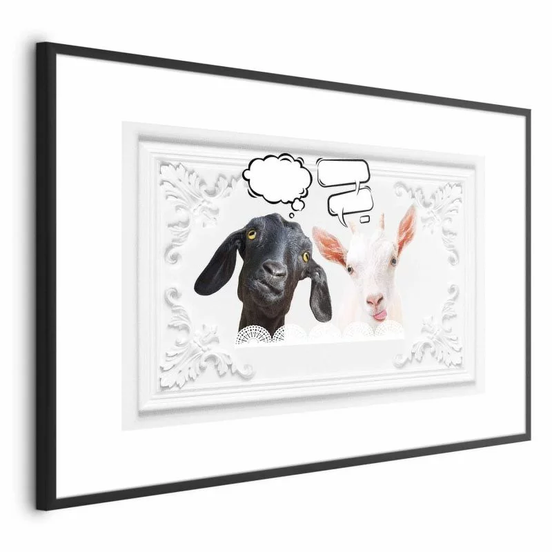 Plakat - Śmieszne kozy - obrazek 1