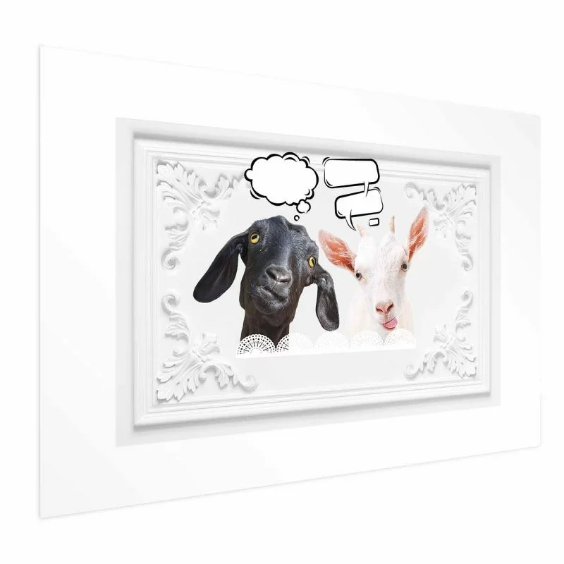 Plakat - Śmieszne kozy - obrazek 1