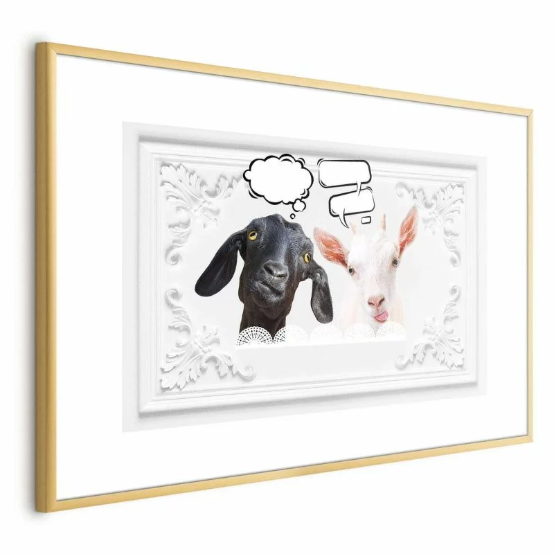 Plakat - Śmieszne kozy - obrazek 1