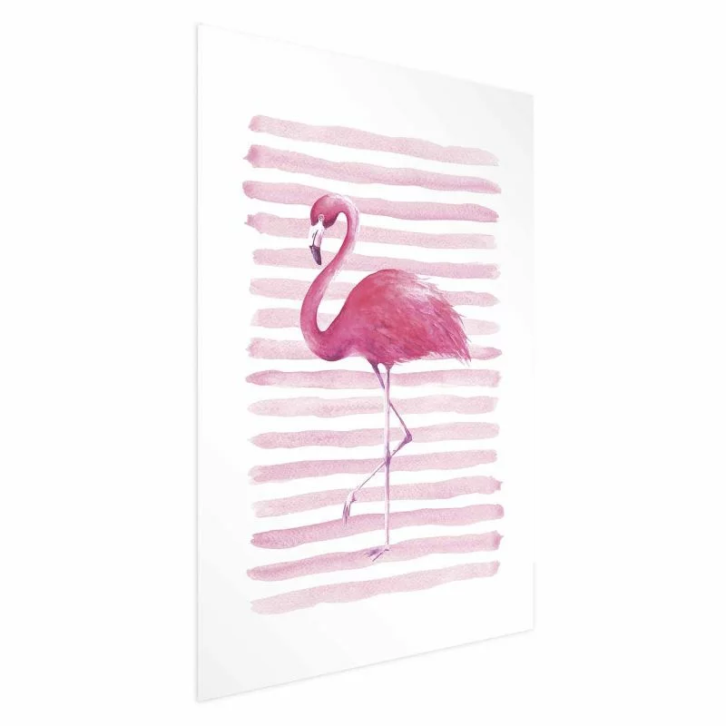 Plakat - Flaming i paski - obrazek 1