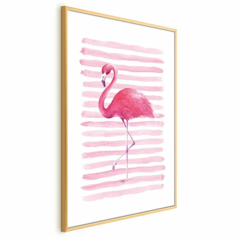 Plakat - Flaming i paski - obrazek 1