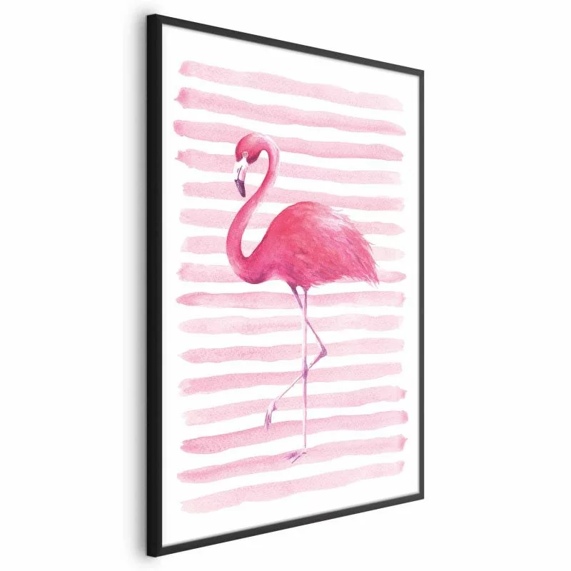 Plakat - Flaming i paski - obrazek 1