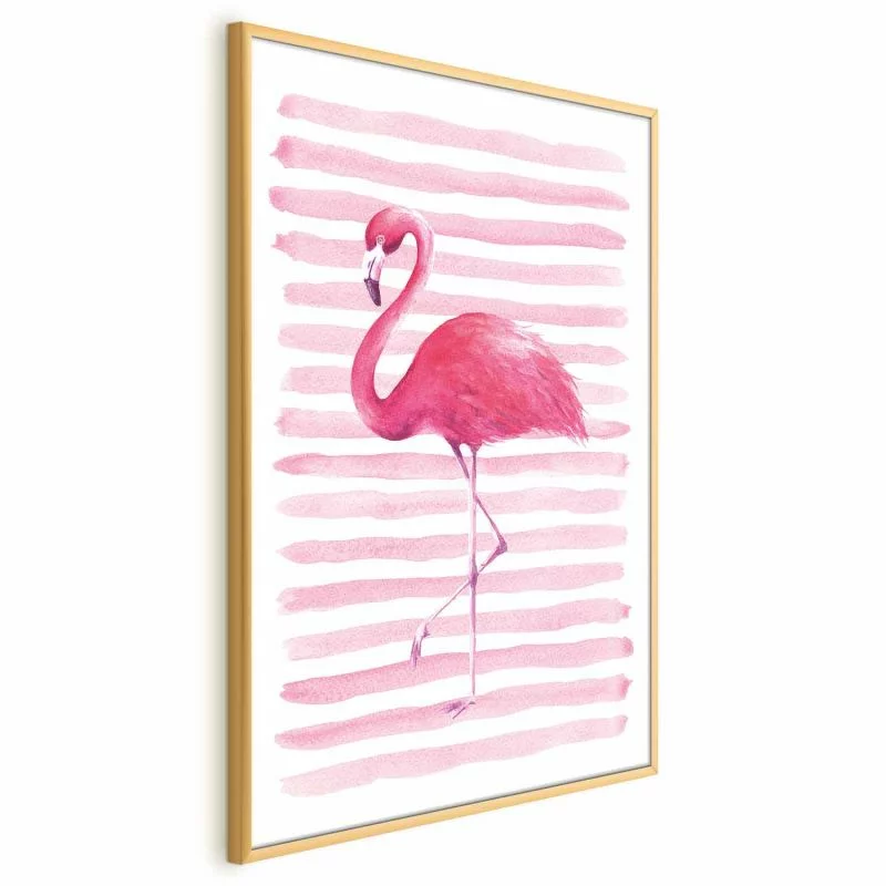 Plakat - Flaming i paski - obrazek 1