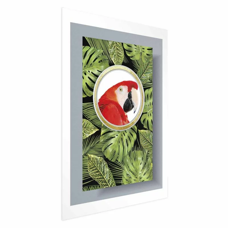 Plakat - Papuga w dżungli - obrazek 1