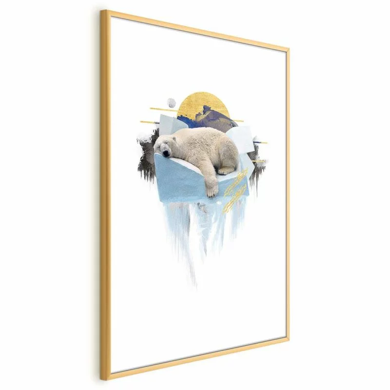 Plakat - Niedźwiedź polarny - obrazek 1