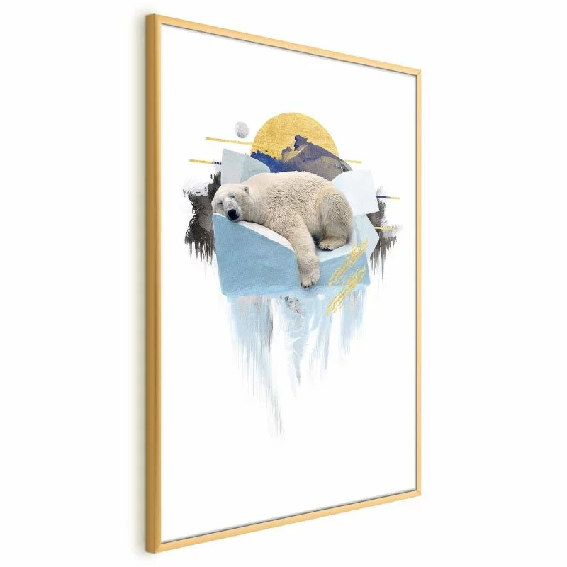 Plakat - Niedźwiedź polarny - obrazek 1
