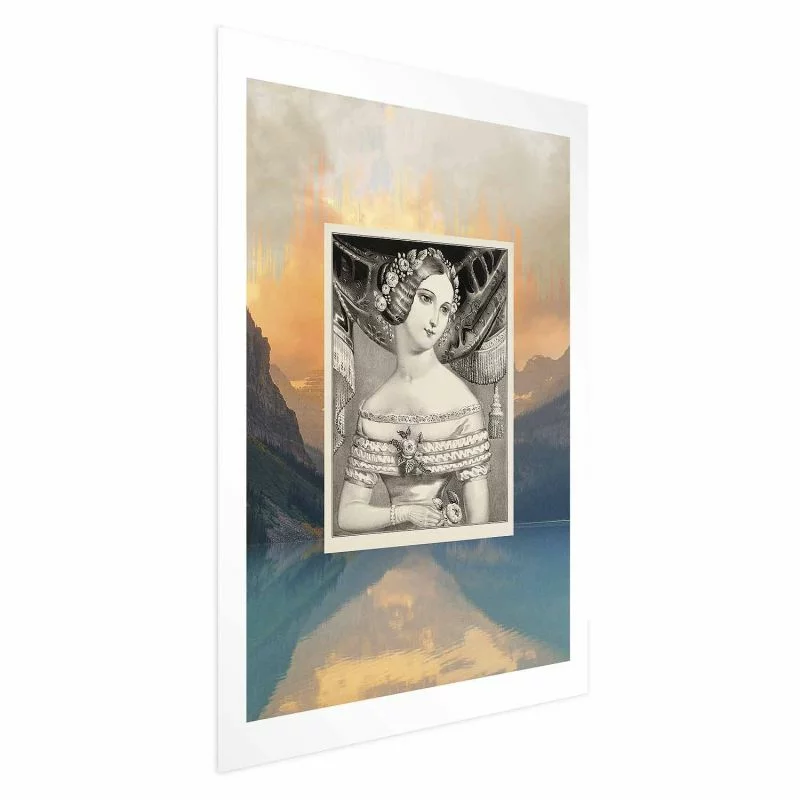 Plakat - Retro portret - obrazek 1