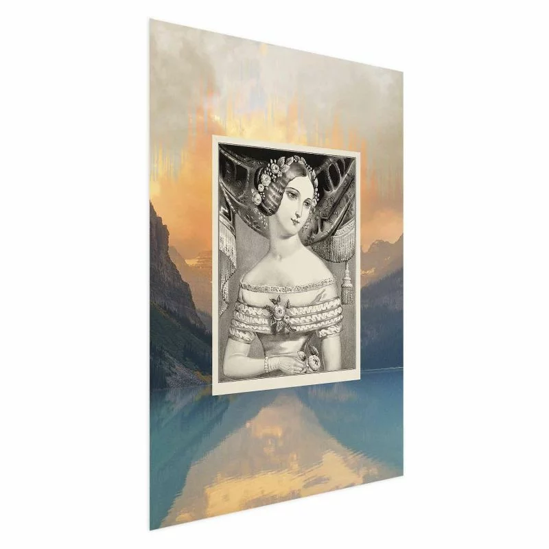 Plakat - Retro portret - obrazek 1
