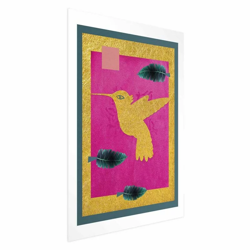 Plakat - Złoty koliber - obrazek 1