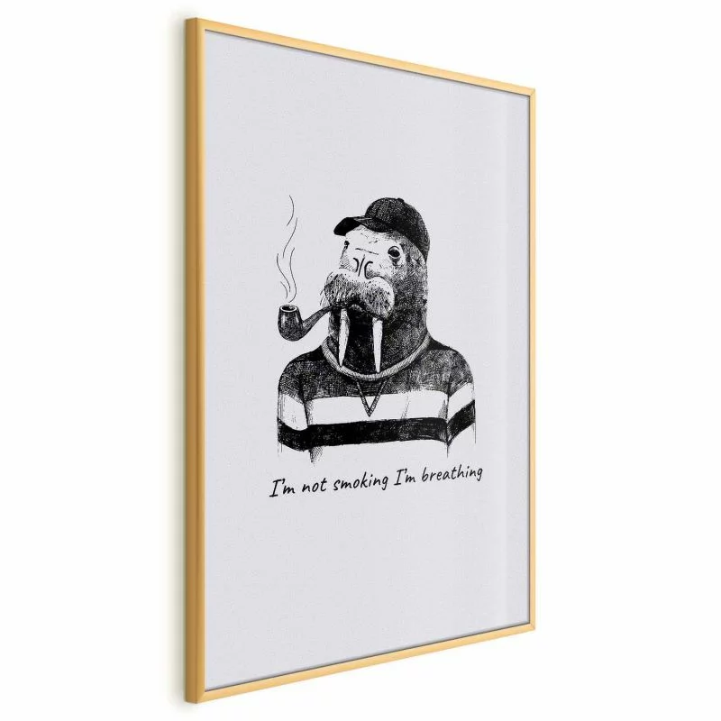 Plakat - I'm not smoking. I'm breathing - obrazek 1