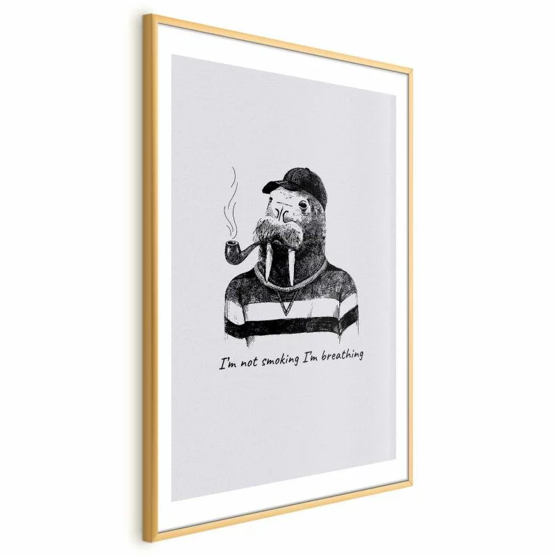 Plakat - I'm not smoking. I'm breathing - obrazek 1