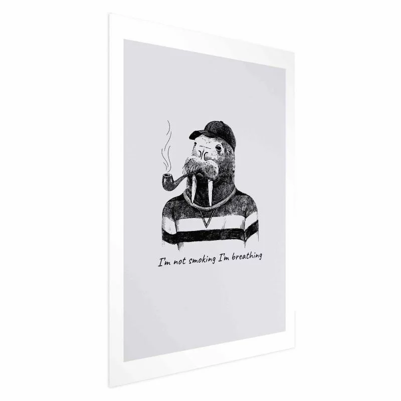 Plakat - I'm not smoking. I'm breathing - obrazek 1