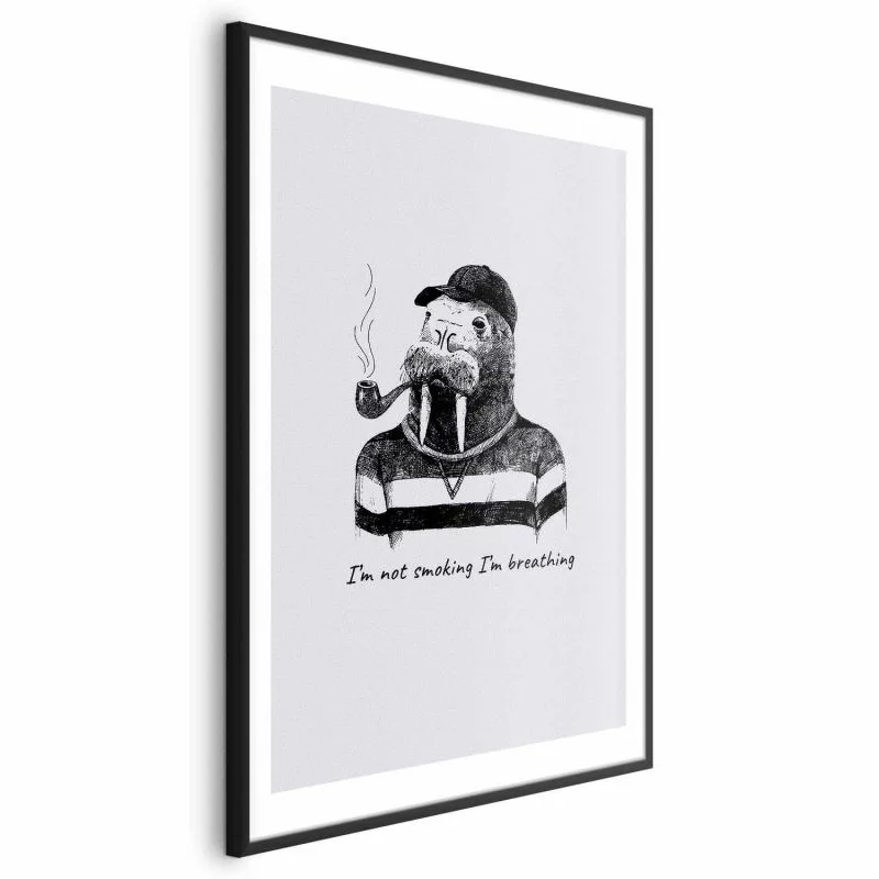 Plakat - I'm not smoking. I'm breathing - obrazek 1
