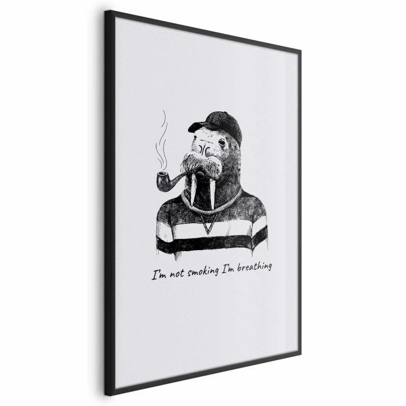 Plakat - I'm not smoking. I'm breathing - obrazek 1