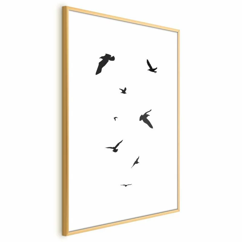 Plakat - Wieczorny lot - obrazek 1