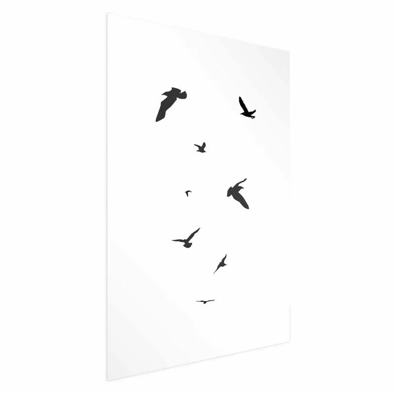 Plakat - Wieczorny lot - obrazek 1