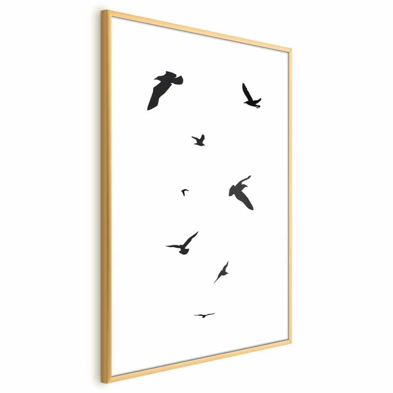 Plakat - Wieczorny lot - obrazek 1