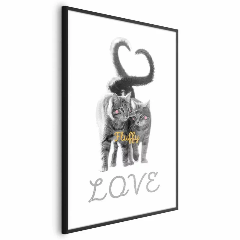 Plakat - Fluffy Love - obrazek 1