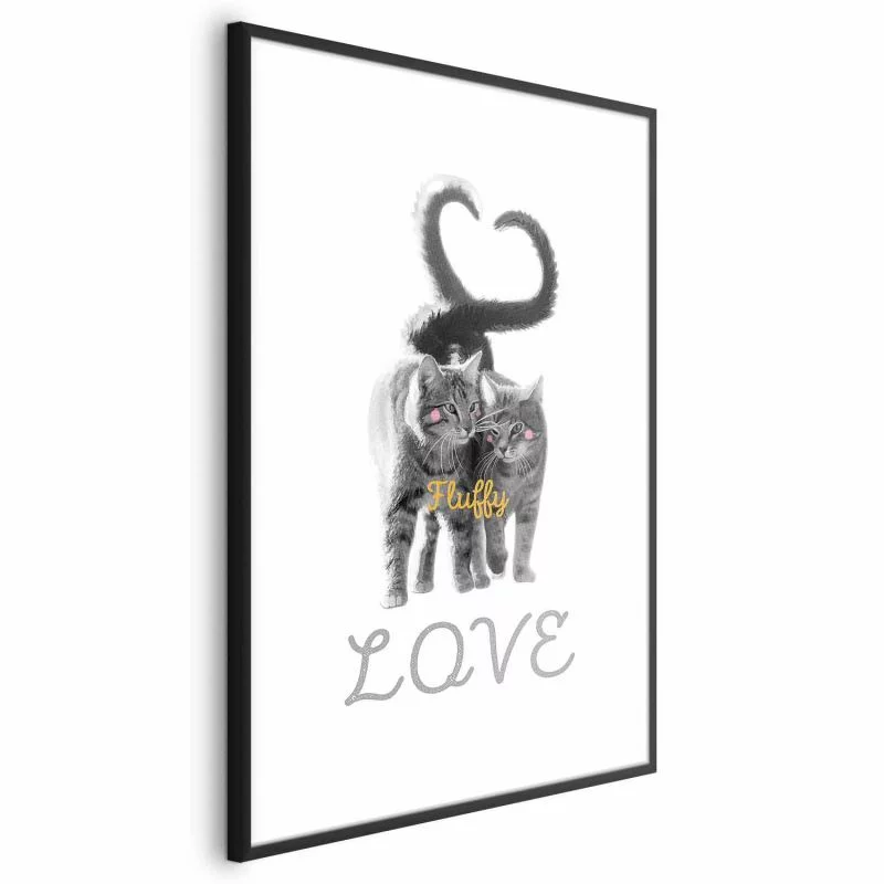 Plakat - Fluffy Love - obrazek 1