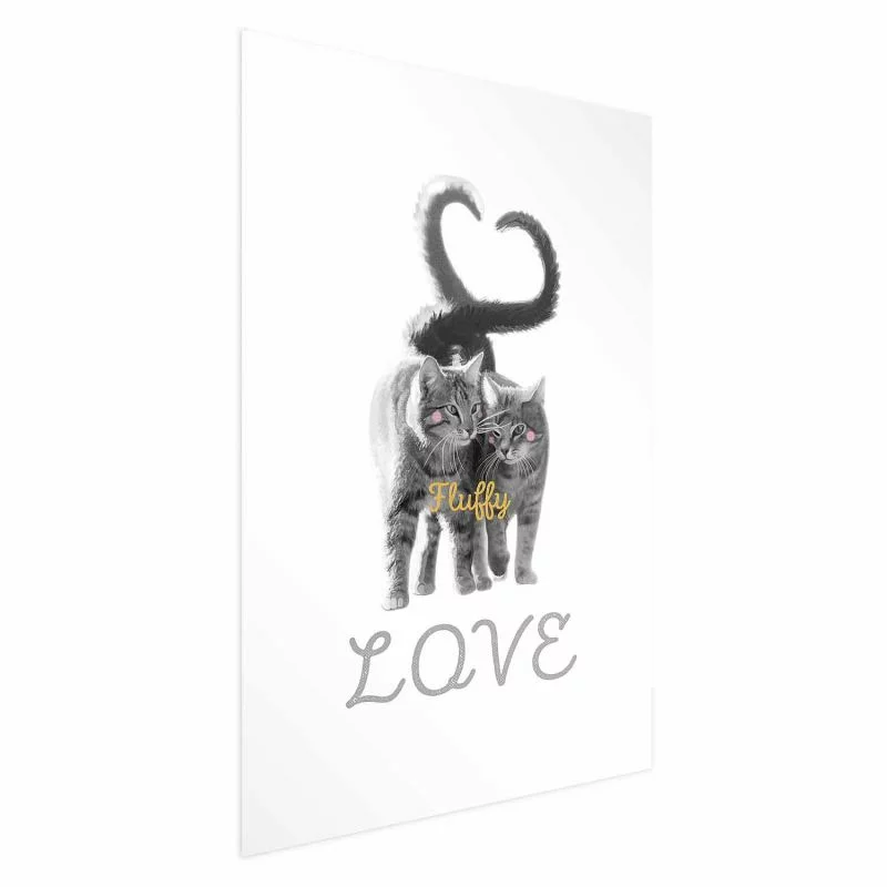 Plakat - Fluffy Love - obrazek 1