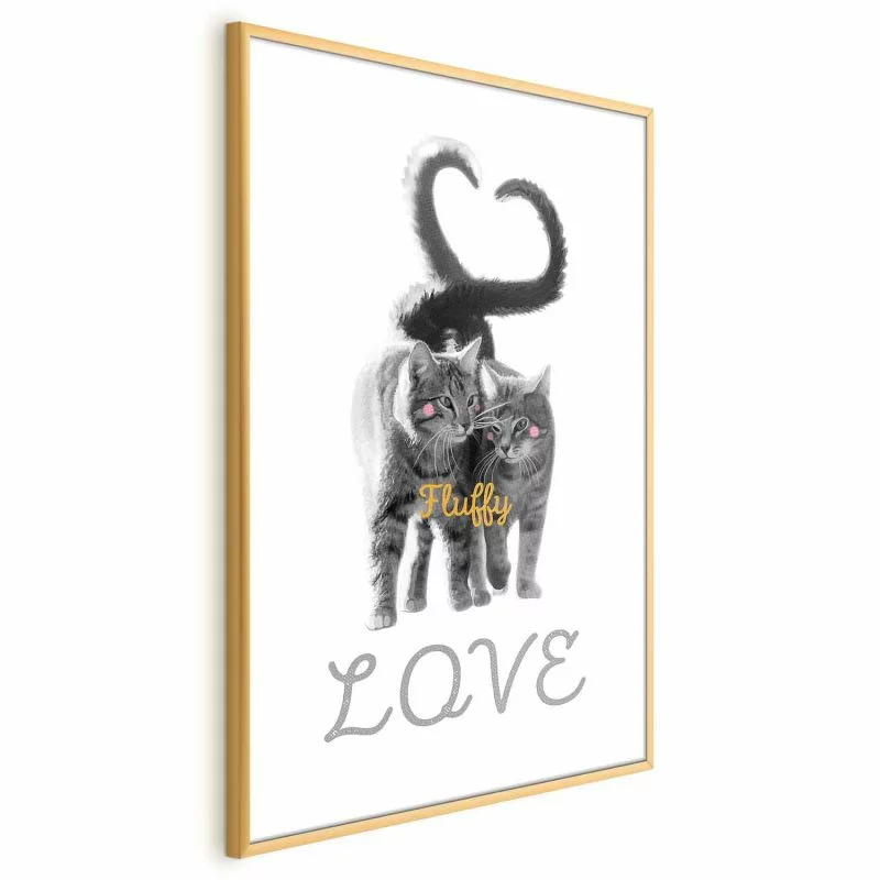 Plakat - Fluffy Love - obrazek 1