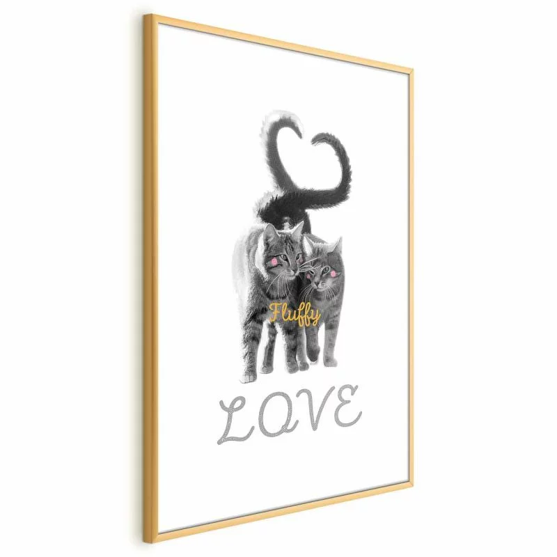 Plakat - Fluffy Love - obrazek 1