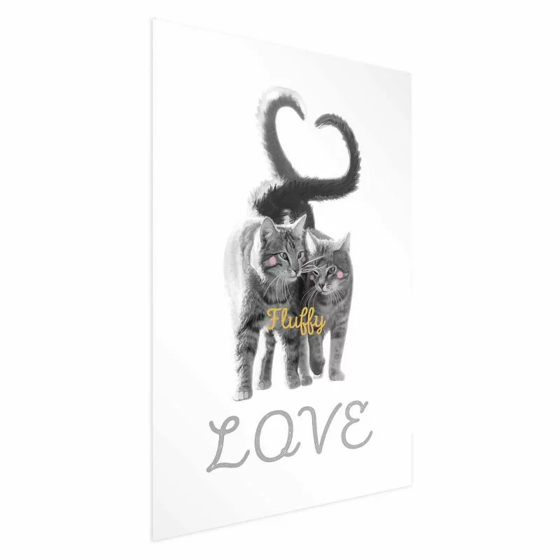 Plakat - Fluffy Love - obrazek 1