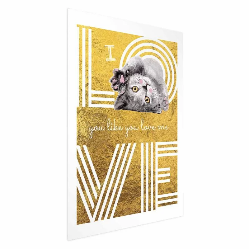 Plakat - I Love You like You Love Me - obrazek 1