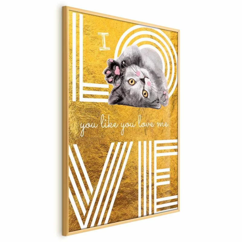 Plakat - I Love You like You Love Me - obrazek 1