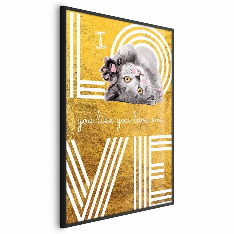 Plakat - I Love You like You Love Me - obrazek 1