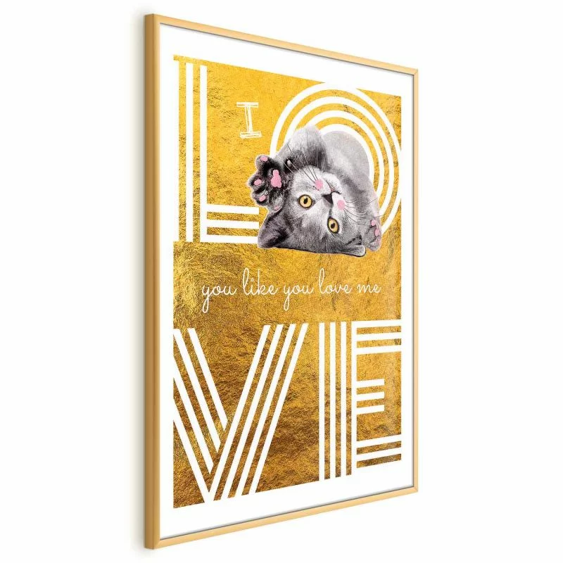 Plakat - I Love You like You Love Me - obrazek 1