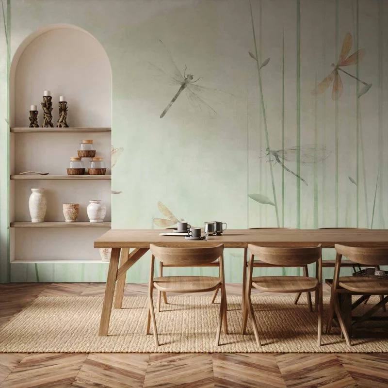 Fototapeta - Ważki na łące - obrazek 1