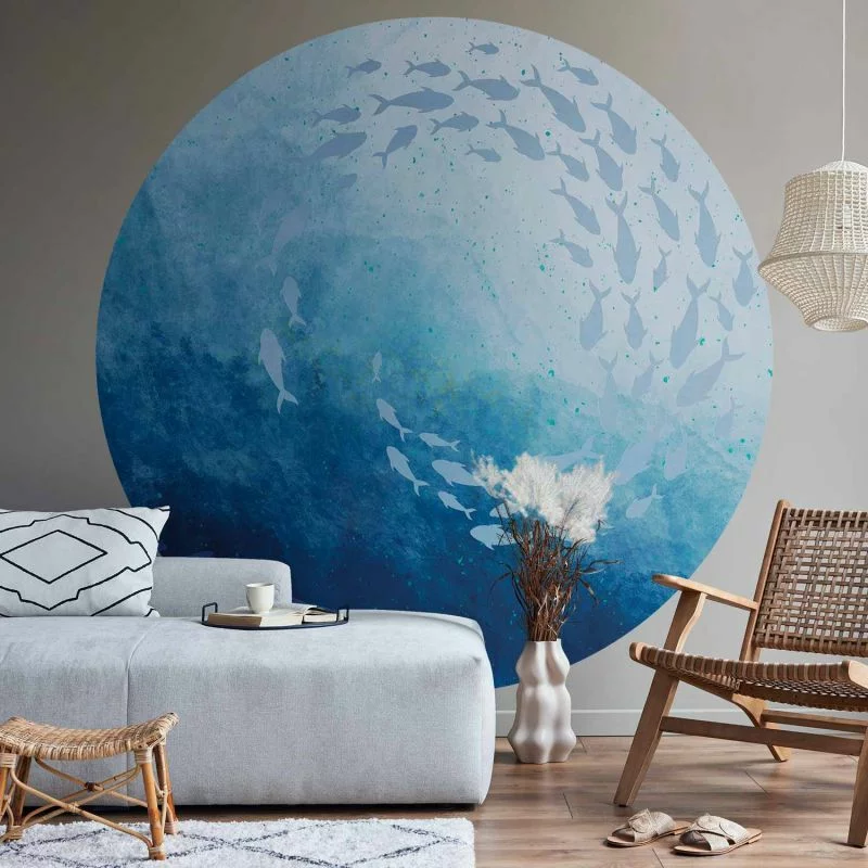 Fototapeta okrągła - Morska toń - obrazek 1