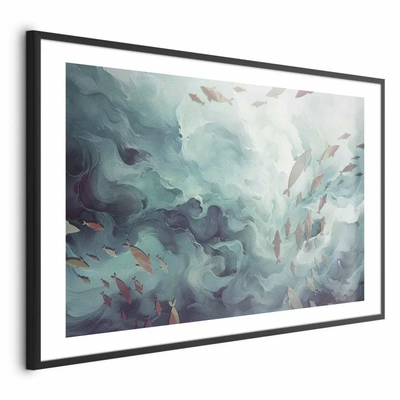 Plakat - Ryby w oceanie - obrazek 1