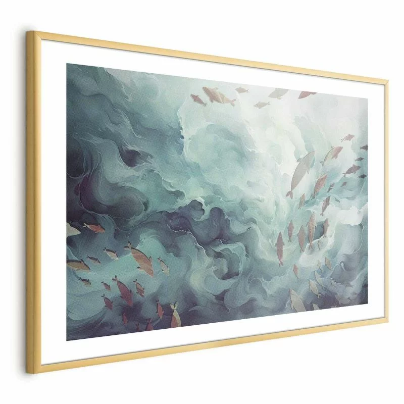 Plakat - Ryby w oceanie - obrazek 1