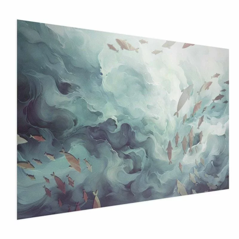 Plakat - Ryby w oceanie - obrazek 1