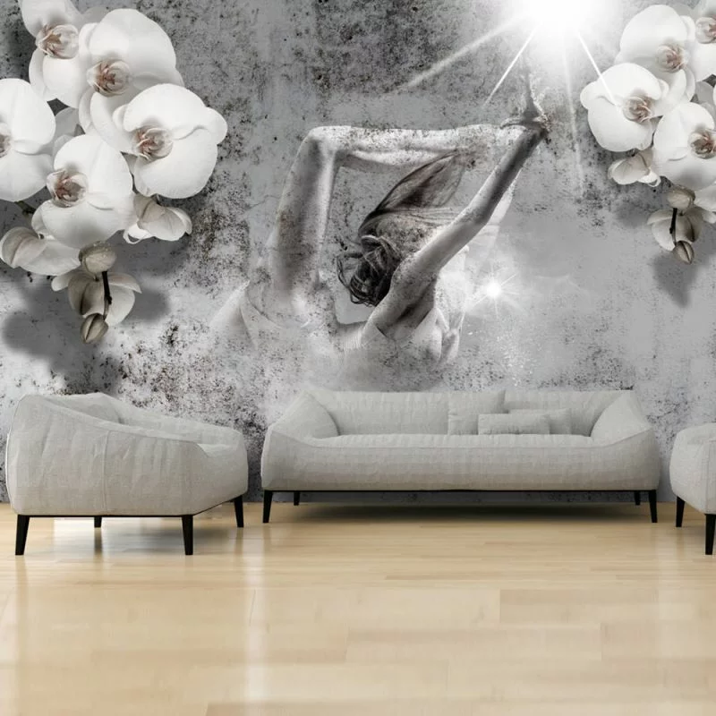 Fototapeta wodoodporna - Układ z orchideą - obrazek 1