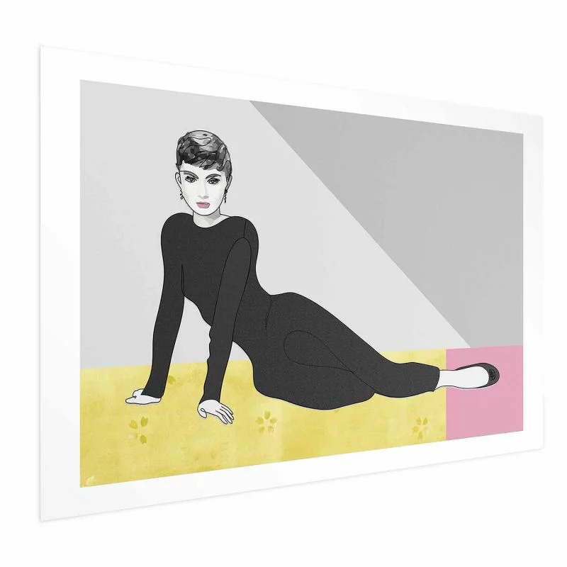 Plakat - Piękna Audrey - obrazek 1
