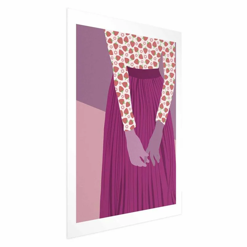 Plakat - Truskawkowa pani - obrazek 1