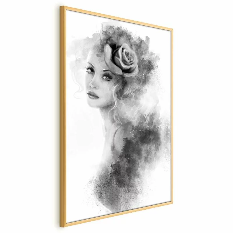 Plakat - Akwarelowy portret - obrazek 1