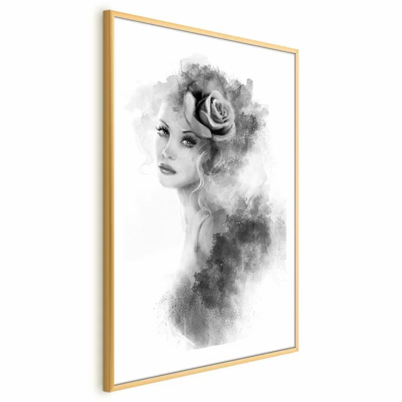 Plakat - Akwarelowy portret - obrazek 1