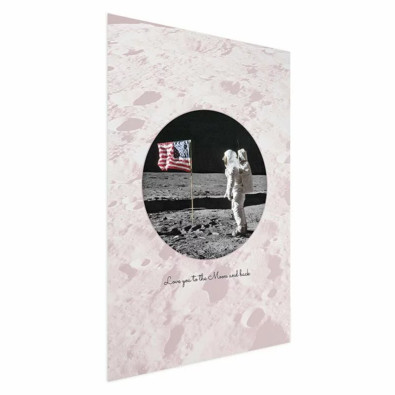 Plakat - Love You to the Moon and Back - obrazek 1