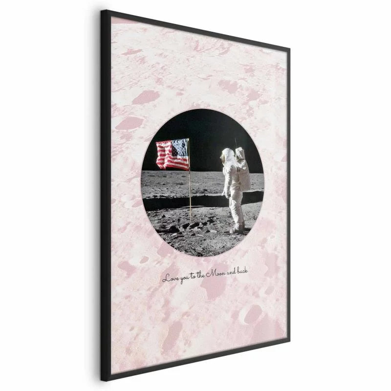 Plakat - Love You to the Moon and Back - obrazek 1